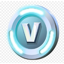 Icône V-Bucks Fortnite PNG